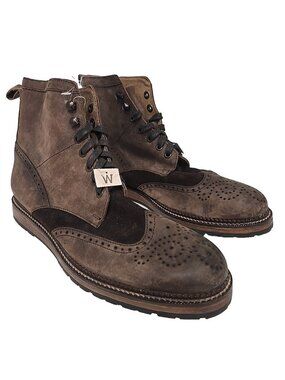 Circle G Men's Round Toe Lace Up Chukka Boot Chocolate Size 10E